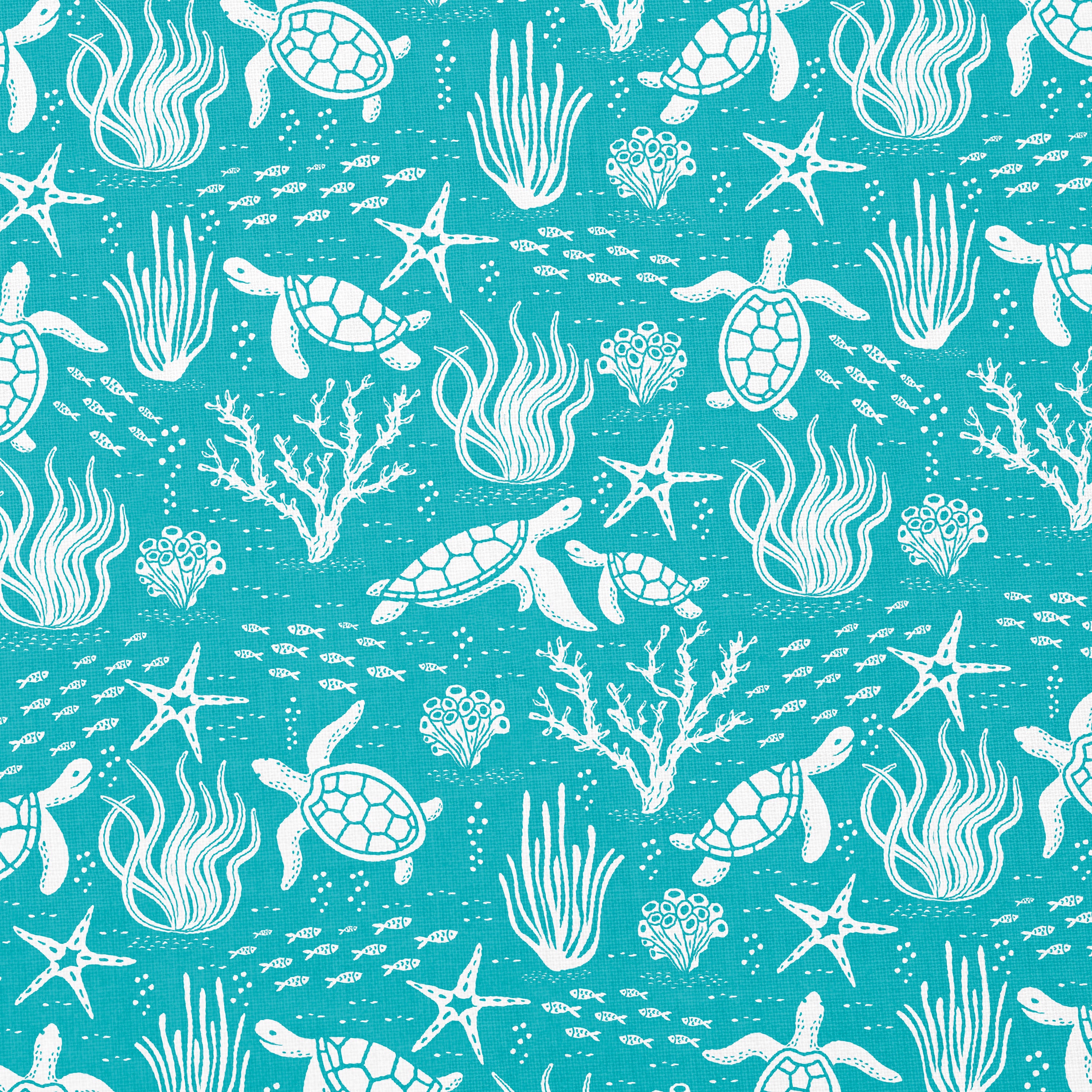 Underwater Sea Turtles Pattern by Elivera Designs